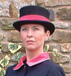 Lead rein hat 29 (Low crown top hat with detachable cerise velvet band).jpg